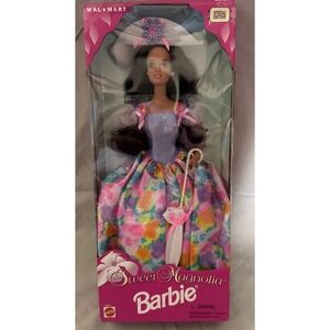 NIB Sweet Magnolia Barbie Doll 1996 Wal-Mart Exclusive Brunette Mattel 15654